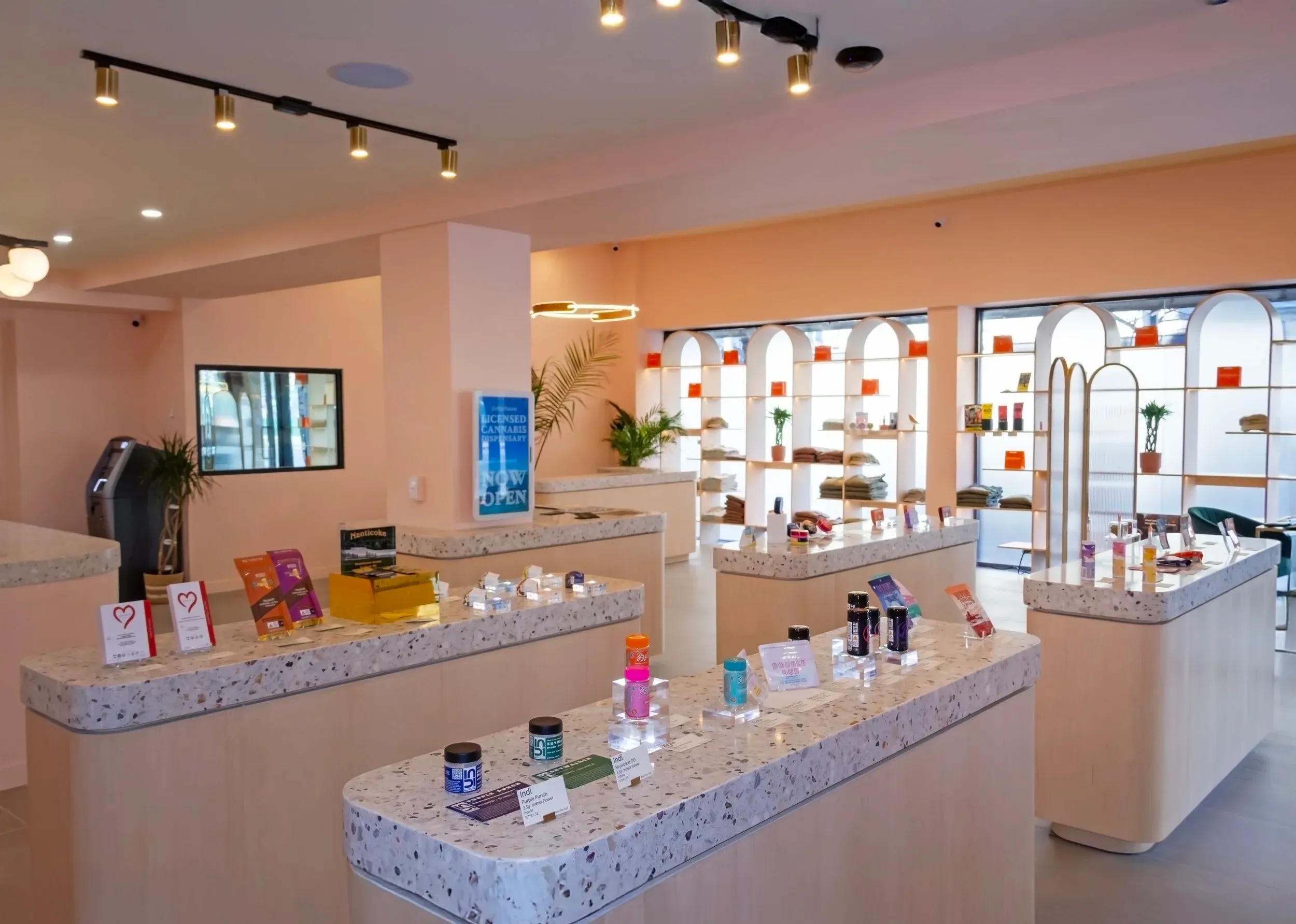 Inside of Yerba Buena Cobble Hill Brooklyn, showing the beautiful and intentionally designed retail space